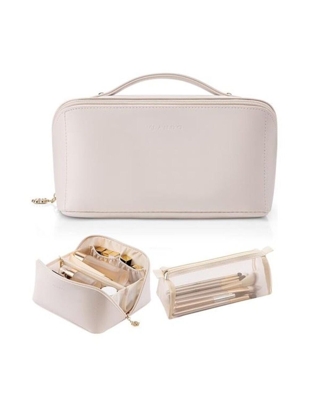 Travel Makeup Bag Large Capacity Cosmetic Bag Toiletry Organizer for Women